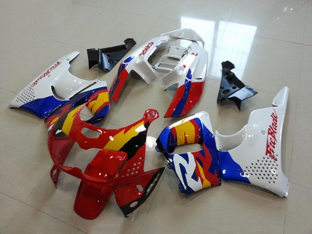 Carénage Honda CBR 900 RR 893 1996-1997 - Rouge Blanc Jaune Bon Marché Carénage Honda CBR 900 RR 893 1996-1997 - Rouge Blanc Jaune Bon Marché