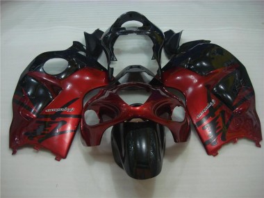 Carénages Suzuki GSXR 1300 Hayabusa 1996-2007 - Rouge Noir Bon Marché