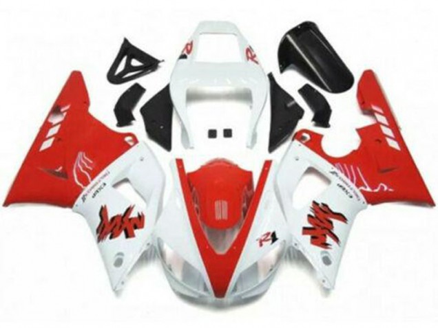 Carénage Yamaha R1 1998-1999 - Rouge Blanc Bon Marché Carénage Yamaha R1 1998-1999 - Rouge Blanc Bon Marché