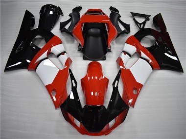 Carénage Yamaha R6 1998-2002 - Noir Blanc Bon Marché