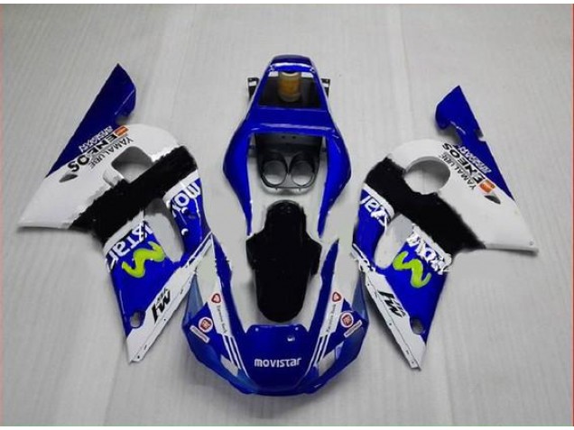Carénage Yamaha R6 1998-2002 - Bleu Vert Blanc Bon Marché Carénage Yamaha R6 1998-2002 - Bleu Vert Blanc Bon Marché