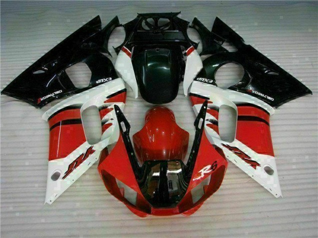 Carrosserie Yamaha R6 1998-2002 - Rouge Noir Bon Marché Carrosserie Yamaha R6 1998-2002 - Rouge Noir Bon Marché