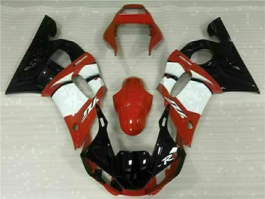 Carénage Yamaha R6 1998-2002 - Rouge Blanc Bon Marché