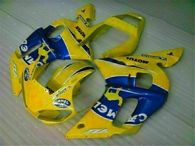 Carrosserie Yamaha R6 1998-2002 - Jaune Bleu Bon Marché