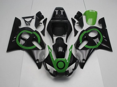 Carénage Yamaha R6 1998-2002 - Noir Vert Cercle Bon Marché