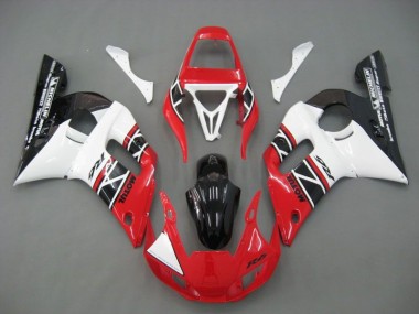 Carénage Yamaha R6 1998-2002 - Rouge Blanc Noir Bon Marché