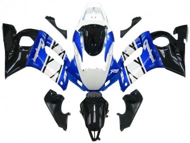 Carénage Yamaha R6 1998-2002 - Bleu Noir Champions Bon Marché