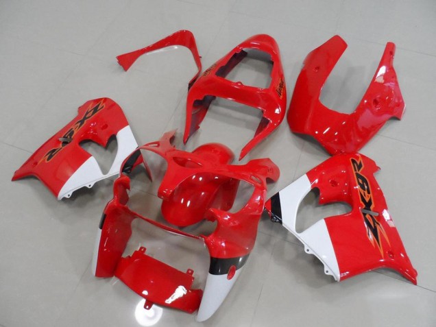 Carénage Kawasaki ZX9R 2000-2001 - Rouge et Blanc Bon Marché Carénage Kawasaki ZX9R 2000-2001 - Rouge et Blanc Bon Marché