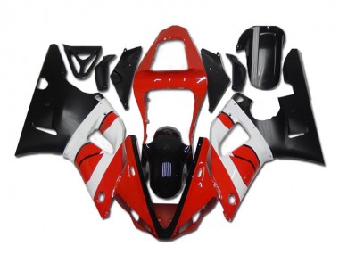 Carénage Yamaha R1 2000-2001 - Rouge Blanc Noir Bon Marché