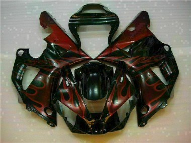 Carénages Yamaha R1 2000-2001 - Orange Bon Marché