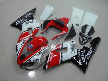 Carénage Yamaha R1 2000-2001 - Rouge Noir Brillant Bon Marché