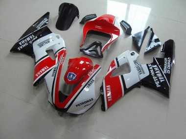 Carénage Yamaha R1 2000-2001 - Rouge Blanc Yamalube Courses Bon Marché