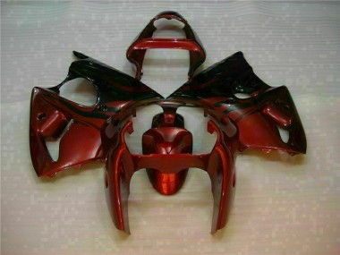 Carénages Kawasaki ZX6R 2000-2002 - Rouge Bon Marché