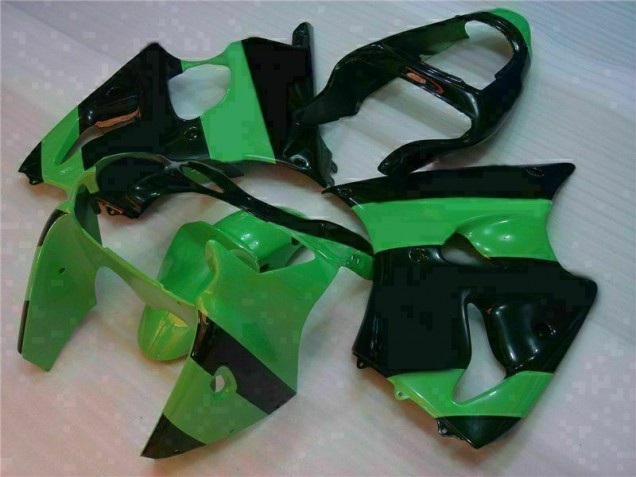 Carrosserie Kawasaki ZX6R 2000-2002 - Vert Noir Bon Marché Carrosserie Kawasaki ZX6R 2000-2002 - Vert Noir Bon Marché