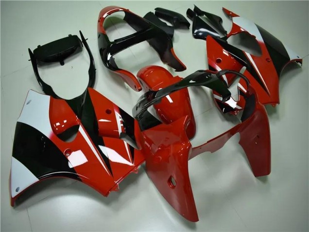 Carénage Kawasaki ZX6R 2000-2002 - Rouge Noir Blanc Bon Marché Carénage Kawasaki ZX6R 2000-2002 - Rouge Noir Blanc Bon Marché