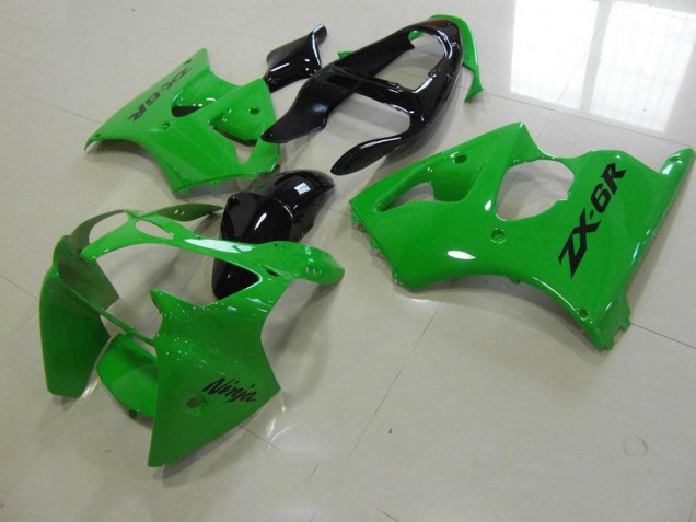 Carénage Kawasaki ZX6R 2000-2002 - Vert Noir Tail Bon Marché Carénage Kawasaki ZX6R 2000-2002 - Vert Noir Tail Bon Marché