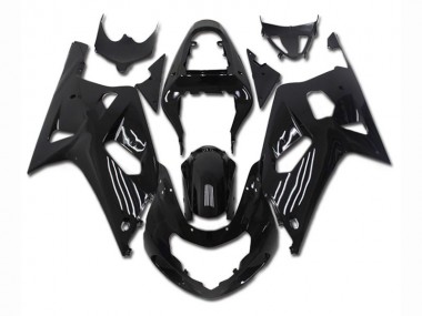 Kit Carénages Complet Suzuki GSXR 600 / 750 K1 K2 K3 2001-2003 - Noir Bon Marché