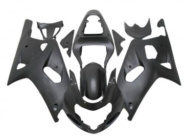 Carénage Suzuki GSXR 600 / 750 K1 K2 K3 2001-2003 - Noir Mat Bon Marché