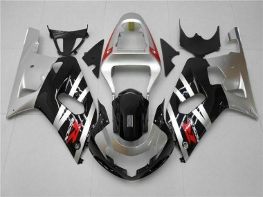 Carénage Suzuki GSXR 600 / 750 K1 K2 K3 2001-2003 - Argent Bon Marché