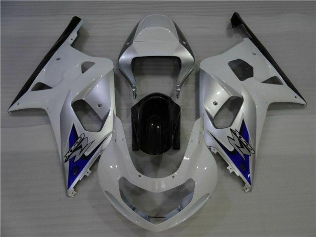 Carénage Suzuki GSXR 600 / 750 K1 K2 K3 2001-2003 - Blanc Argent Bon Marché Carénage Suzuki GSXR 600 / 750 K1 K2 K3 2001-2003 - Blanc Argent Bon Marché