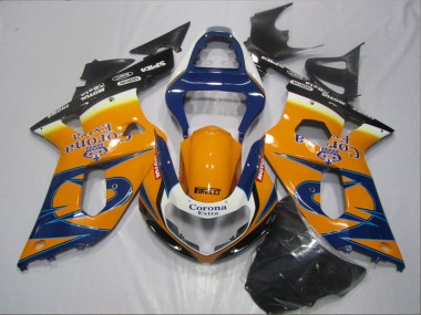 Carénage Suzuki GSXR 600 K1 K2 K3 2001-2003 - Bleu Orange Corona Extra Bon Marché