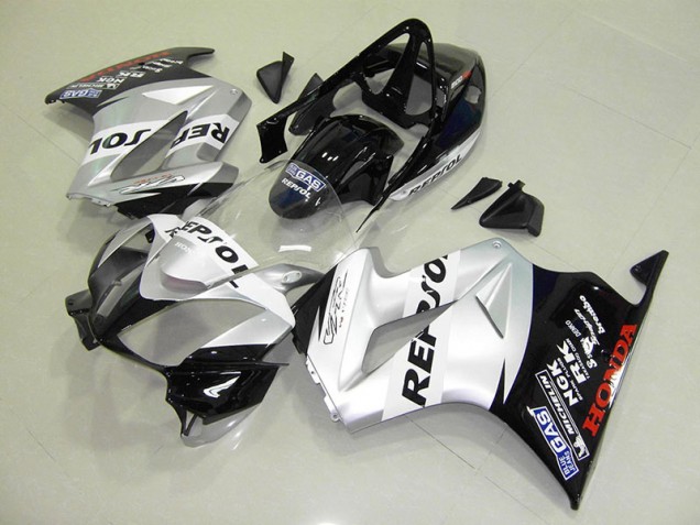 Carénages Honda VFR 800 2002-2013 - Argent Repsol Bon Marché Carénages Honda VFR 800 2002-2013 - Argent Repsol Bon Marché