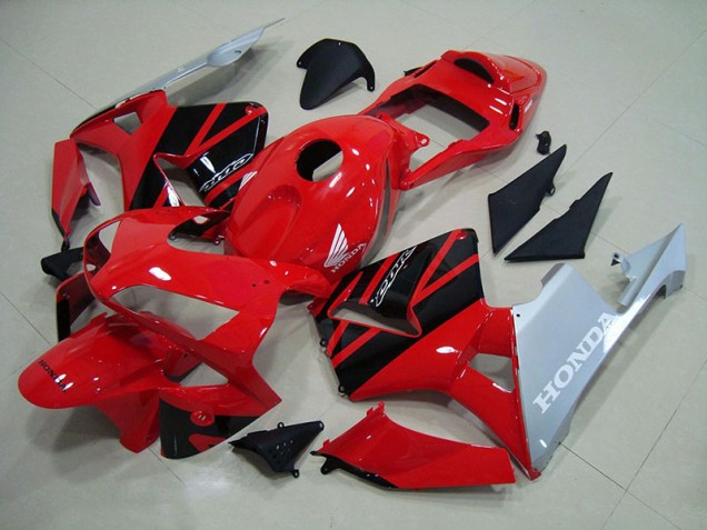Carénage Honda CBR 600 RR 2003-2004 - Rouge Argent Bon Marché Carénage Honda CBR 600 RR 2003-2004 - Rouge Argent Bon Marché