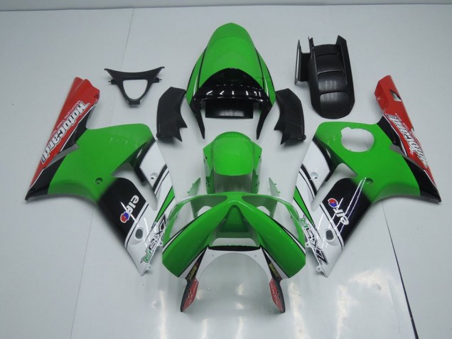 Carénage Kawasaki ZX6R 2003-2004 - Vert card Bon Marché Carénage Kawasaki ZX6R 2003-2004 - Vert card Bon Marché