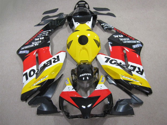 Carénage Honda CBR 1000 RR 2004-2005 - Jaune Rouge Repsol Bon Marché Carénage Honda CBR 1000 RR 2004-2005 - Jaune Rouge Repsol Bon Marché