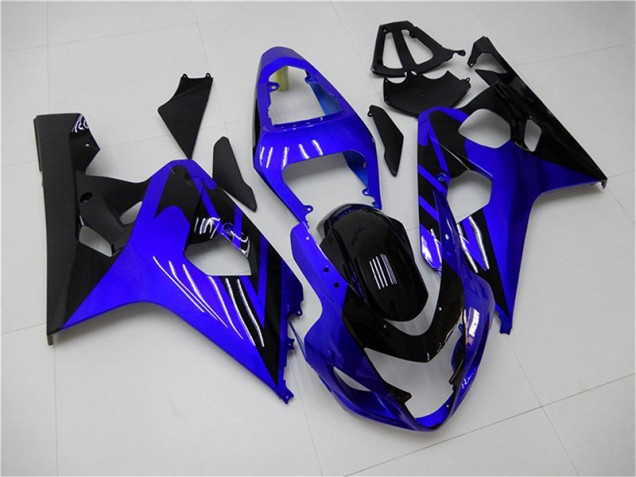 Carénages Suzuki GSXR 600 / 750 K4 2004-2005 - Bleu Noir Bon Marché Carénages Suzuki GSXR 600 / 750 K4 2004-2005 - Bleu Noir Bon Marché