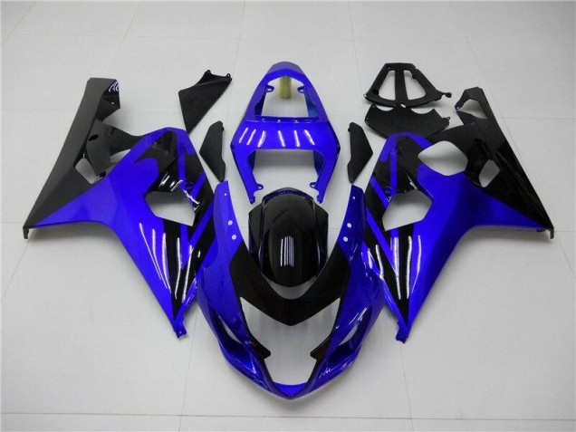 Carénages Suzuki GSXR 600 / 750 K4 2004-2005 - Bleu Noir Bon Marché Carénages Suzuki GSXR 600 / 750 K4 2004-2005 - Bleu Noir Bon Marché