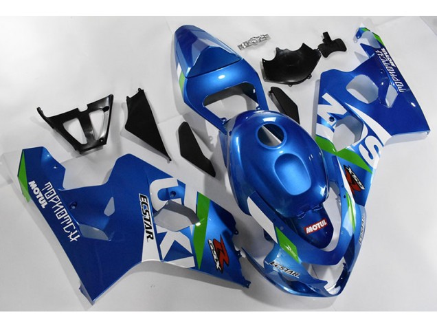 Carénages Suzuki GSXR 600 / 750 K4 2004-2005 - Bleu Blanc Bon Marché Carénages Suzuki GSXR 600 / 750 K4 2004-2005 - Bleu Blanc Bon Marché