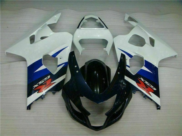 Carénage Suzuki GSXR 600 / 750 K4 2004-2005 - Blanc Noir Bon Marché Carénage Suzuki GSXR 600 / 750 K4 2004-2005 - Blanc Noir Bon Marché