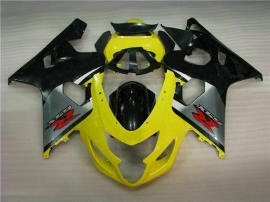 Carénages Suzuki GSXR 600 / 750 K4 2004-2005 - Jaune Noir Bon Marché