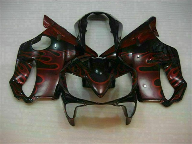 Carénage Honda CBR 600 F4i 2004-2007 - Rouge Flamme Bon Marché Carénage Honda CBR 600 F4i 2004-2007 - Rouge Flamme Bon Marché