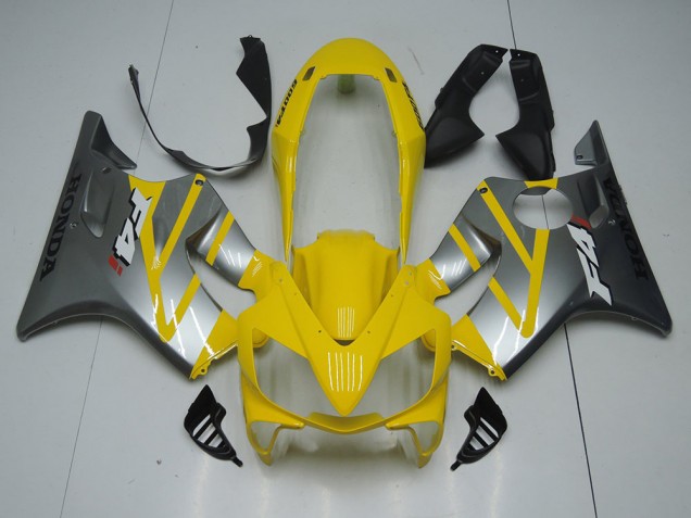 Carrosserie Honda CBR 600 F4i 2004-2007 - Jaune Gris Bon Marché Carrosserie Honda CBR 600 F4i 2004-2007 - Jaune Gris Bon Marché