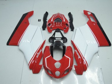 Carénage Ducati 749 999 2005-2006 - Rouge Blanc Rouge Bon Marché