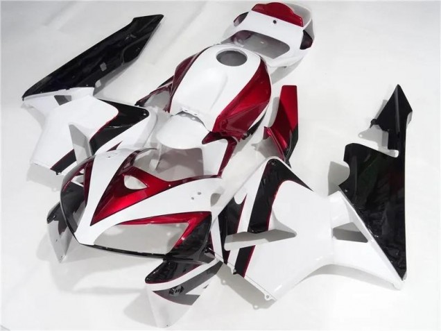Carénages Honda CBR 600 RR 2005-2006 - Rouge Blanc Noir Bon Marché Carénages Honda CBR 600 RR 2005-2006 - Rouge Blanc Noir Bon Marché