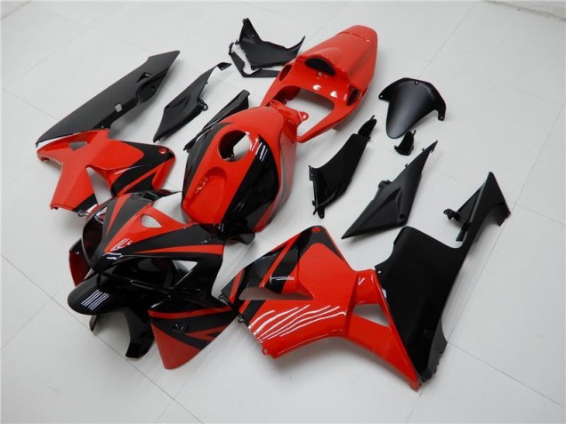 Carénages Honda CBR 600 RR 2005-2006 - Rouge Noir Bon Marché Carénages Honda CBR 600 RR 2005-2006 - Rouge Noir Bon Marché