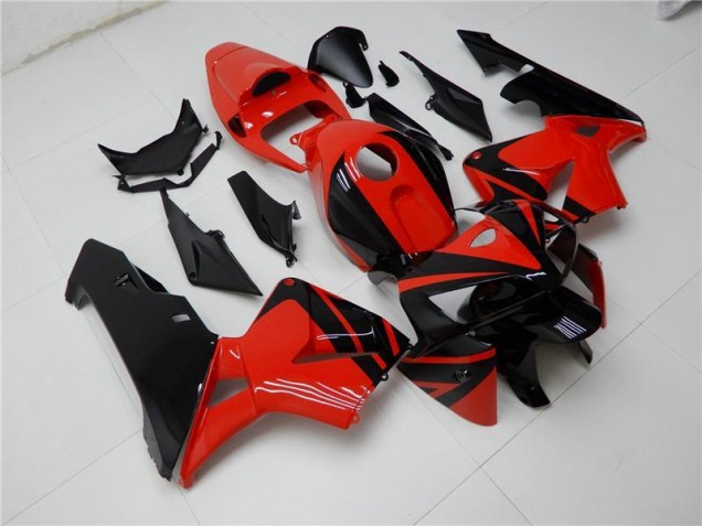 Carénages Honda CBR 600 RR 2005-2006 - Rouge Noir Bon Marché Carénages Honda CBR 600 RR 2005-2006 - Rouge Noir Bon Marché