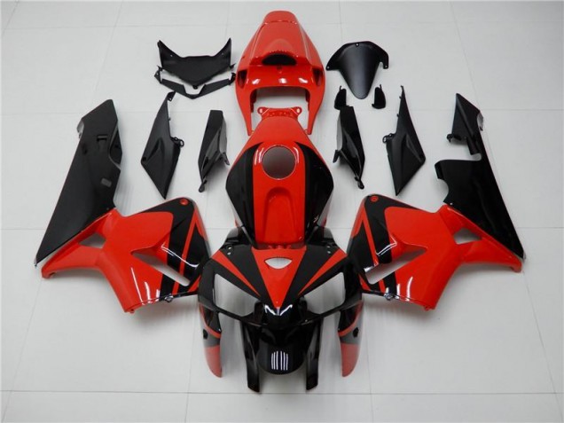 Carénages Honda CBR 600 RR 2005-2006 - Rouge Noir Bon Marché Carénages Honda CBR 600 RR 2005-2006 - Rouge Noir Bon Marché