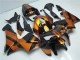 Kit Carénages Honda CBR 600 RR 2005-2006 - Orange Noir Bon Marché Kit Carénages Honda CBR 600 RR 2005-2006 - Orange Noir Bon Marché
