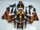Kit Carénages Honda CBR 600 RR 2005-2006 - Orange Noir Bon Marché Kit Carénages Honda CBR 600 RR 2005-2006 - Orange Noir Bon Marché