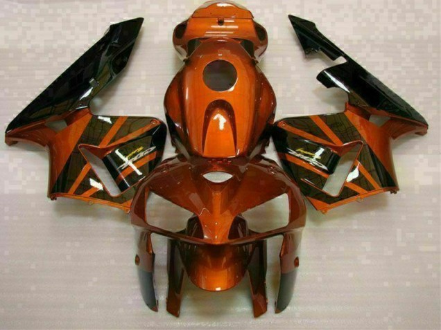 Carénage Honda CBR 600 RR 2005-2006 - Orange Noir Bon Marché Carénage Honda CBR 600 RR 2005-2006 - Orange Noir Bon Marché