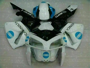 Carénages Honda CBR 600 RR 2005-2006 - Blanc Bleu Bon Marché