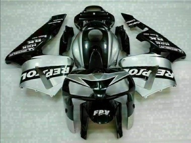 Carénage Honda CBR 600 RR 2005-2006 - Noir Argent Repsol Bon Marché