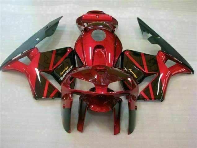 Carrosserie Honda CBR 600 RR 2005-2006 - Rouge Bon Marché Carrosserie Honda CBR 600 RR 2005-2006 - Rouge Bon Marché