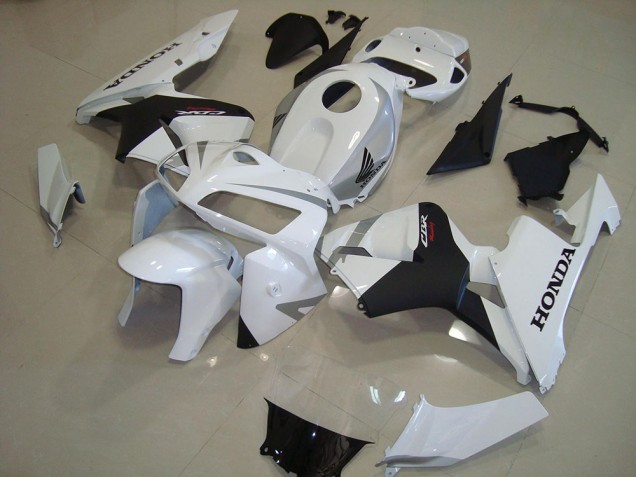 Carénage Honda CBR 600 RR 2005-2006 - Blanc Nacré Noir Mat Bon Marché Carénage Honda CBR 600 RR 2005-2006 - Blanc Nacré Noir Mat Bon Marché