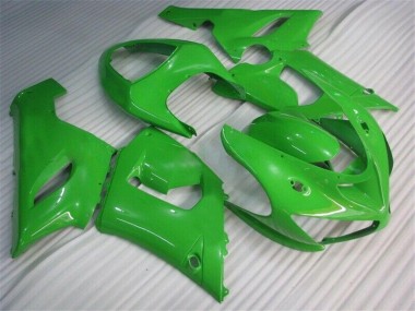 Carénages Kawasaki ZX6R 2005-2006 - Vert Bon Marché