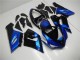 Carénage Kawasaki ZX6R 2005-2006 - Bleu Noir Bon Marché Carénage Kawasaki ZX6R 2005-2006 - Bleu Noir Bon Marché